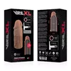 Насадка на пенис VIRILXL LIQUID SILICONE V3 BROWN Photo 4