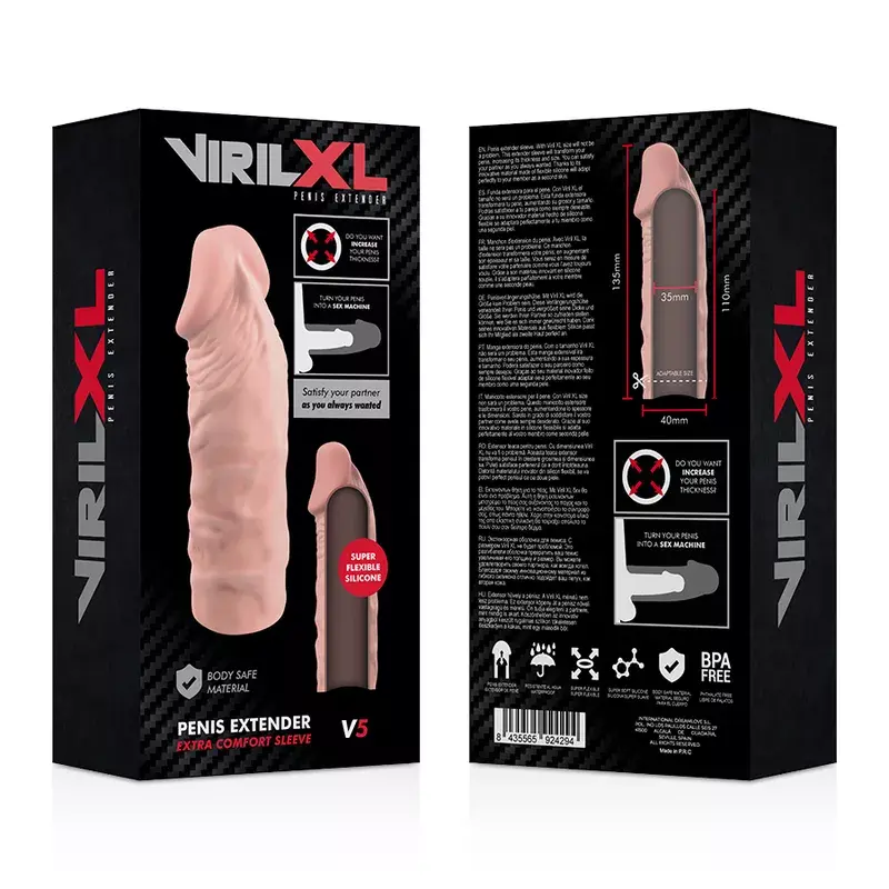 Penisa stiprinājums VIRILXL LIQUID SILICONE V5 Photo 3