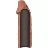 Насадка на пенис VIRILXL LIQUID SILICONE V5 BROWN Photo 3
