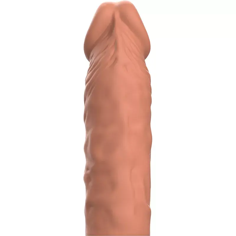Насадка на пенис VIRILXL LIQUID SILICONE V5 BROWN Photo 4