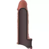 Насадка на пенис VIRILXL LIQUID SILICONE V9 BROWN Photo 3