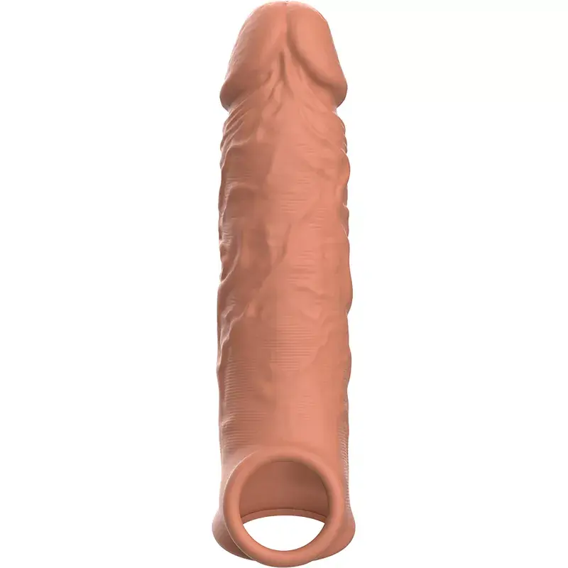 Насадка на пенис VIRILXL LIQUID SILICONE V9 BROWN Photo 5