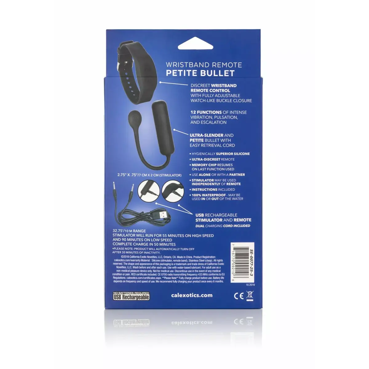 Вибратор с браслетом california exotics Petite Bullet 12057 Photo 9