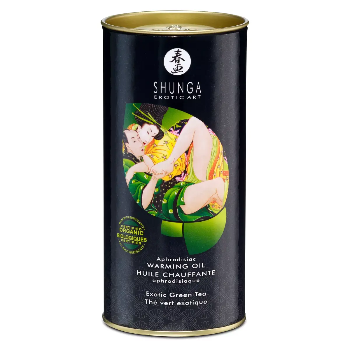 Массажное масло Shunga Organic Green Tea 100 мл Photo 2