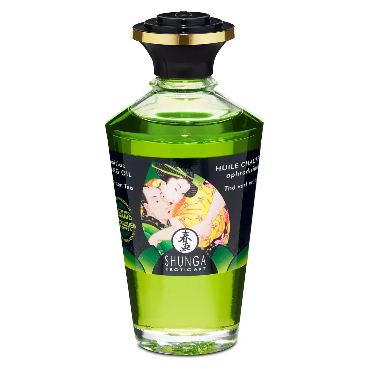 Массажное масло Shunga Organic Green Tea 100 мл Photo 3