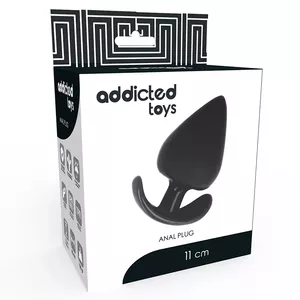 Anālais korķis ADDICTED TOYS Silikons Melns