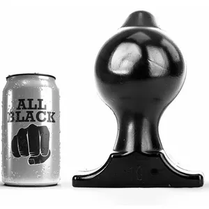Анальная пробка D-222813 All Black Силикон 17.5 см 10 см