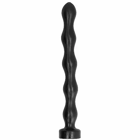 Анальные бусы all black D-222820 силикон 41,5 см Photo 2