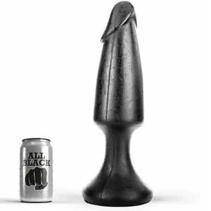 Анальная пробка All Black D-222836 — силикон, длина 35 см, вес 1.597 кг