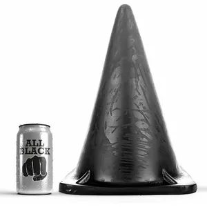 Anal Plug D-222838 All Black Triangular 30 cm