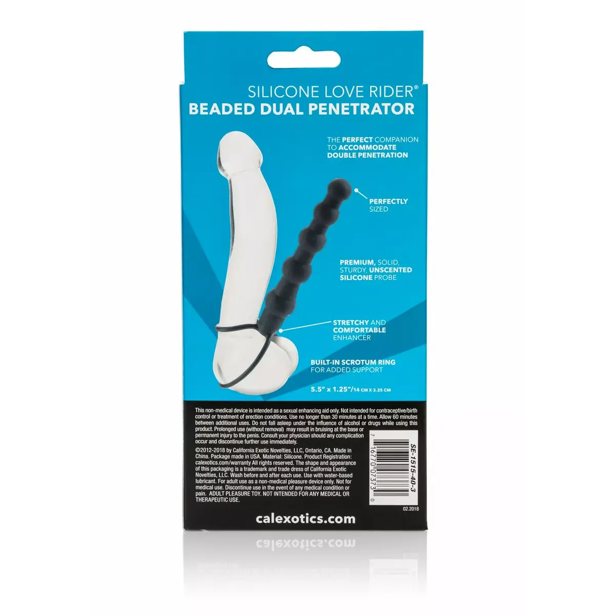 Penisa stiprinājums CalExotics Beaded Dual Penetrator Photo 5