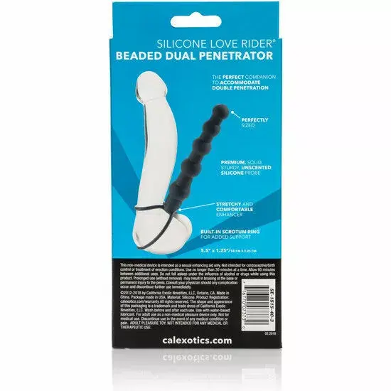 Penisa stiprinājums CalExotics Beaded Dual Penetrator Photo 6