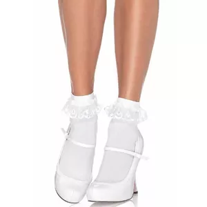 Колготки Leg Avenue 3013_00222 белые, one size, эластичные