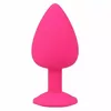 Анальная пробка INTENSE Silicone Fuchsia Photo 2