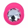 Анальная пробка INTENSE Silicone Fuchsia Photo 3
