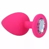 Анальная пробка INTENSE Silicone Fuchsia Photo 5