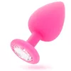 Анальная пробка INTENSE Silicone Fuchsia Photo 6