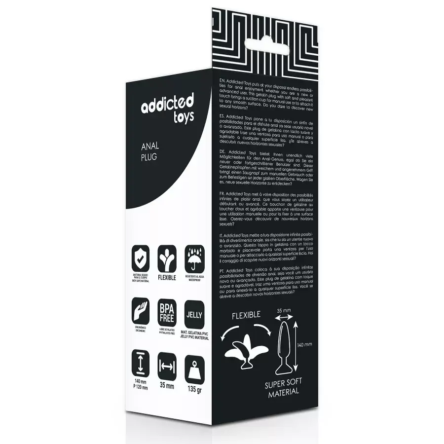 Анальная пробка ADDICTED TOYS D-220151 Photo 4