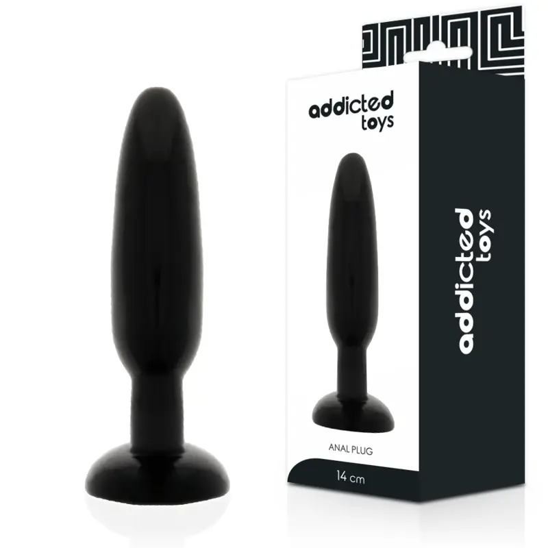 Anālais korķis ADDICTED TOYS Silikons Melns