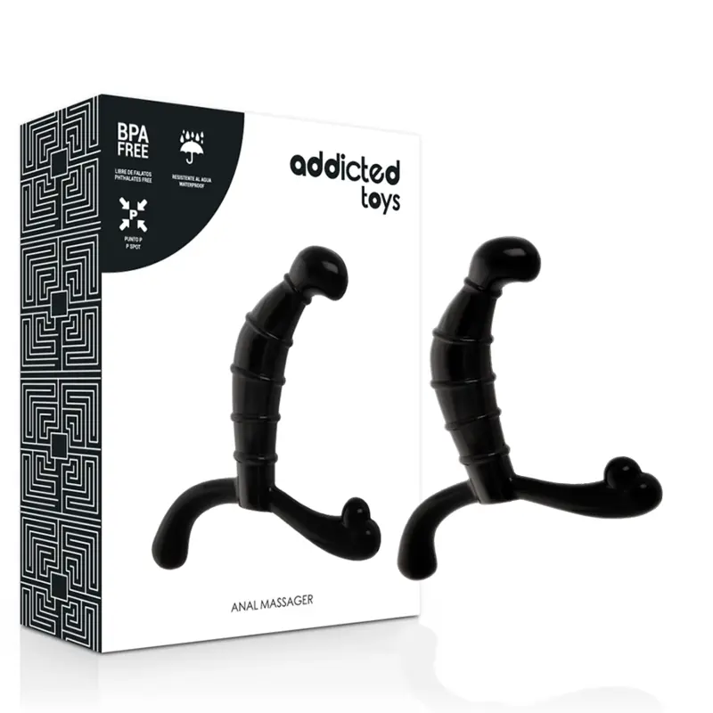 Anālais korķis ADDICTED TOYS Silikons Melns