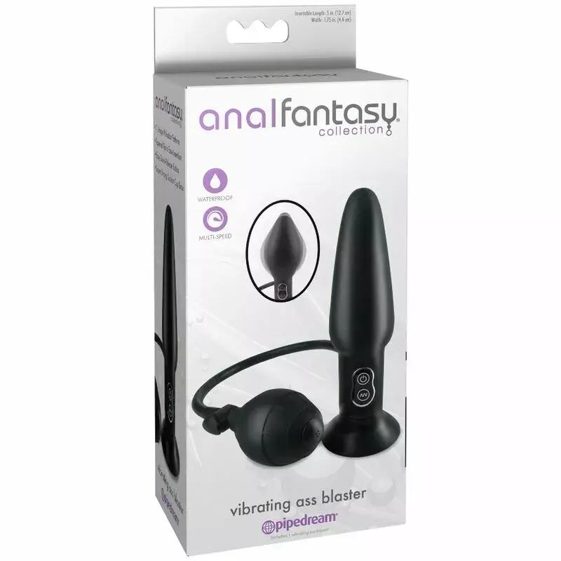 Anālais vibrators ANAL FANTASY PLUG INFLATABLE VIBRATOR Photo 3