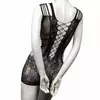 Mini kleita California Exotics Peek-A-Boo One Size Black Photo 3
