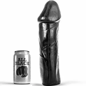 Анальная пробка All Black Dong 28 см без яичек D-222826
