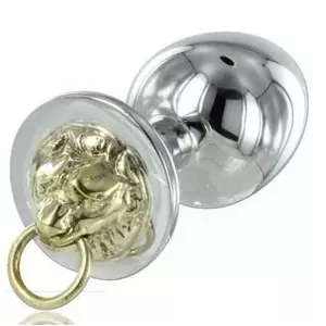 Анальная пробка Metal Hard Steel Tiger
