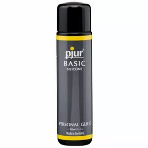 Lubricant pjur BASIC SILICONE 100 ml — silicone personal lubricant, long‑lasting and water‑resistant