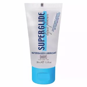 Personal lubricant HOT Superglide Liq Pleasure 30 ml — water-based formula, travel size