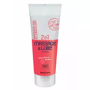 Gel HOT Massage and Glide 2in1 – massage and gliding gel, multiuse formula, 100% water-compatible