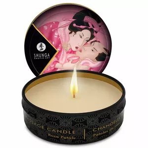 Массажные свечи Shunga MINI CARESS BY CANDLELIGHT — набор 24 мини-свечи для массажа