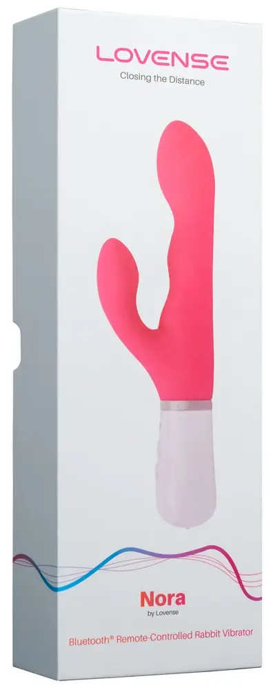 LOVENSE Nora Trusīša vibrators Rozā Abpusēji
