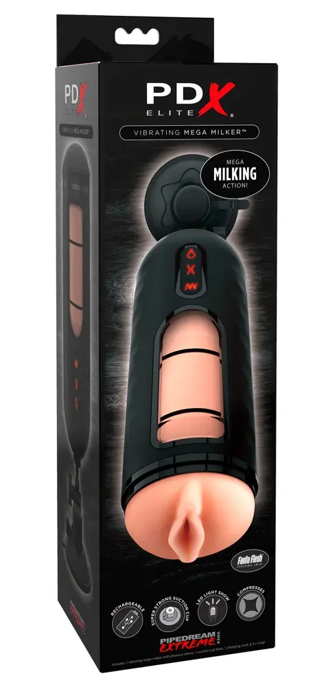 Masturbators Pipedream PDX ELITE VIBRATING MEGA