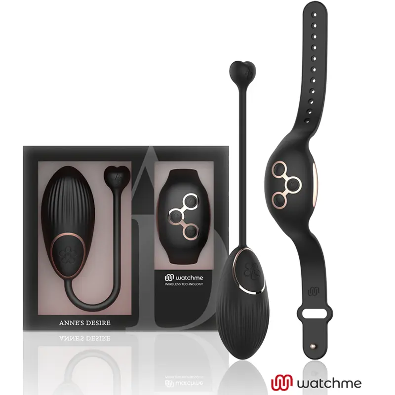 Vibrators Anne`s Desire Silikons Melns/Zelts, D-227089