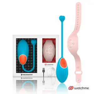 Vibrator Wearwatch Silicone Blue Pink