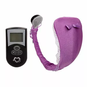 THONG WITH VIBRATOR PURPLE