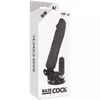 Вибратор BASECOCK Silicone Black 20 см Photo 4