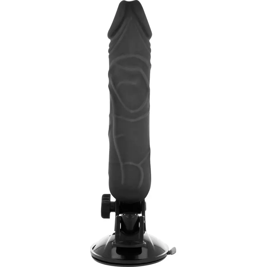 Вибратор BASECOCK Silicone Black 20 см Photo 3
