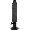 Вибратор BASECOCK Silicone Black 20 см Photo 3