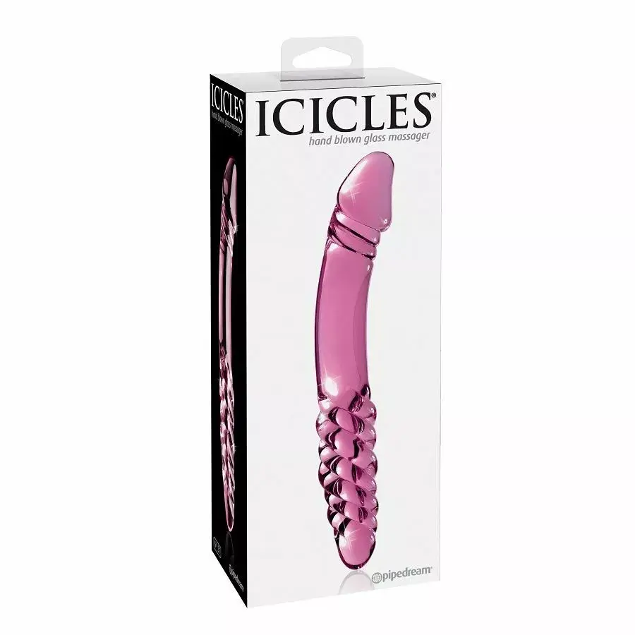 Icicles N. 57 Glass Massager | Premium Glass Dildo Photo 2