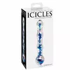 Dildo Icicles Glass Massager Clear PD2908-00 Photo 3