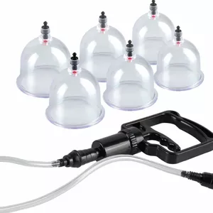 Pipedream Stimulating Wave Set PD3926-00 — 6-piece nipple pump accessory set