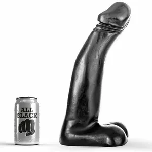 Dildo D-199141 silicone all black
