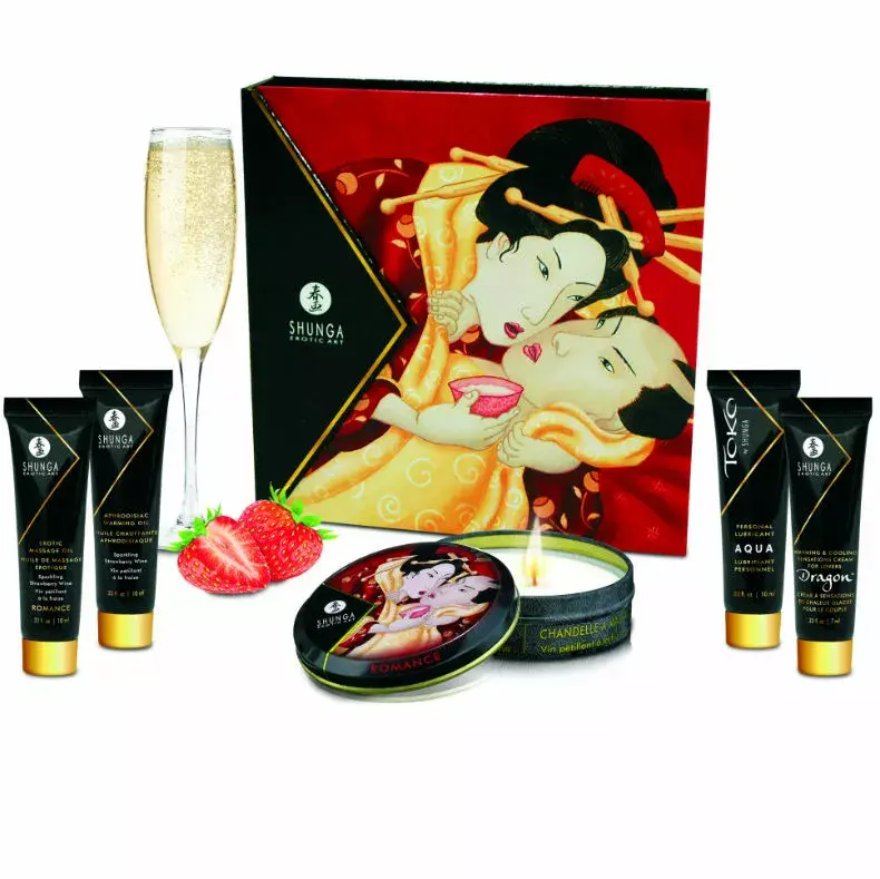 Shunga Kit SECRET GEISHA Strawberries and Cava 94517 Photo 1
