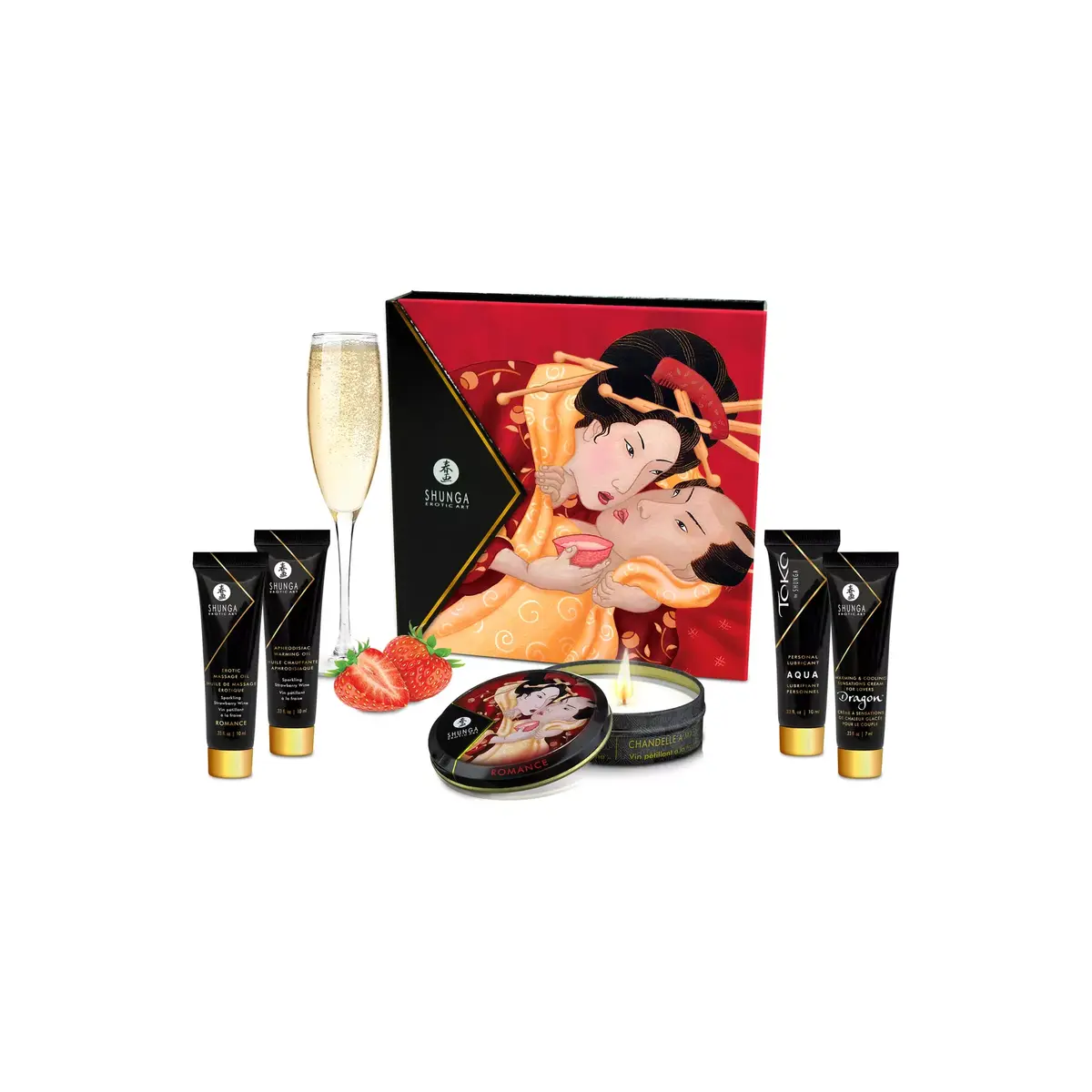 Shunga Kit SECRET GEISHA Strawberries and Cava 94517 Photo 11