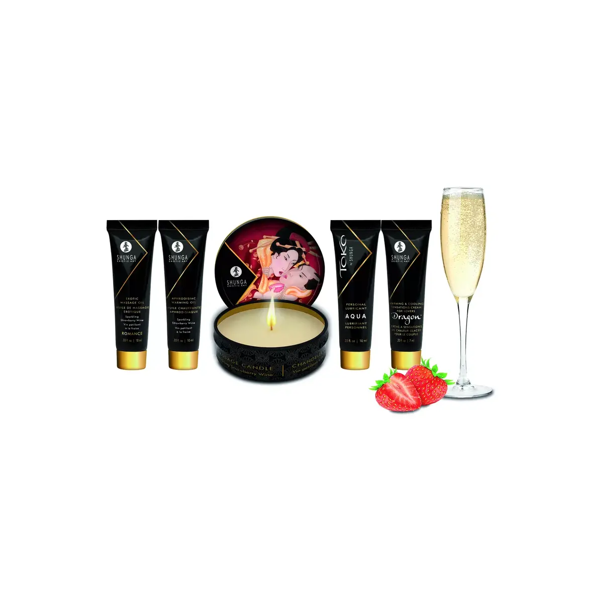 Shunga Kit SECRET GEISHA Strawberries and Cava 94517 Photo 13