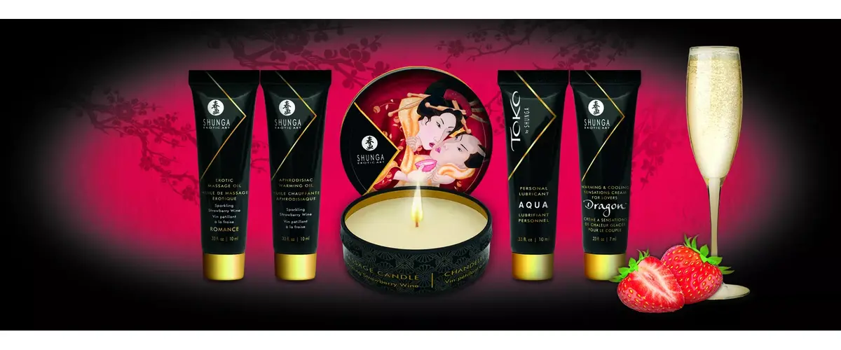Shunga Kit SECRET GEISHA Strawberries and Cava 94517 Photo 14