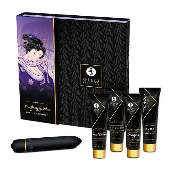Intīmo aksesuāru komplekts Shunga Naughty Geisha