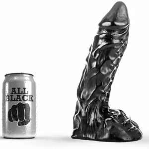 Dildo Dildo Silicone All Black 23 cm